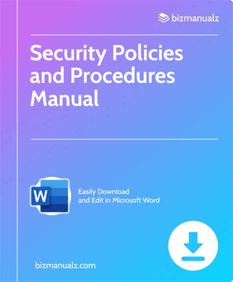 Security guards policy and procedure manual. - Guide for hiab arm fixing pin.