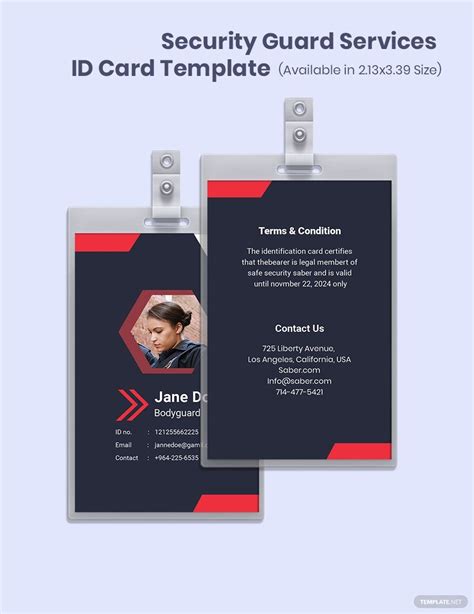 Security id card template.  Get security info and tips about threat prevention, detect...