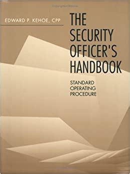 Security officers handbook standard operating procedure. - User manual for cain and abel.