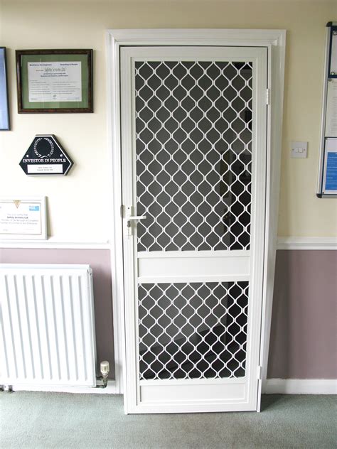 Security screen doors. Security Screen Doors are the best security for exterior entry, french & sliding glass doors. Our security screen doors & window security screens deliver unmatched home protection without obstructing your view or diminishing your home's curb appeal. Choose from a variety of color options, including the popular beige, white, or bronze, or ... 