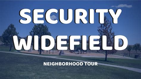 On the southern outskirts of Colorado Springs lies the peaceful community known as Security-Widefield. With the installation and expansion of nearby Camp Carson, a vision unfurled of a suburb convenient for military families, including affordable homes, parks, recreation programs, schools, and easy access to the Mountain Post.