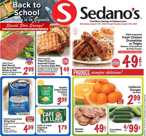Find all Sedano's shops in Miami FL. Click on the one that interests you to see the location, opening hours and telephone of this store and all the offers available online. Also, browse the latest Sedano's catalogue in Miami FL " Sedano's weekly ad " valid from from 25/4 to until 30/4 and start saving now!. 
