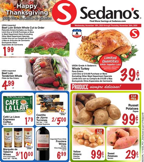 SEDANO'S CATERING Introducing party platters and family meals for every occasion. Comida casera para toda ocasión. VALID ONLY FOR FIRST TIME CUSTOMERS˜ VALID ONLY ON PICKUP AND DELIVERY WHERE AVAILABLE; NOT VALID ON IN˚STORE PURCHASES˜ COUPON CANNOT BE SHARED AND WILL ONLY WORK FOR THE RECIPIENT˜ OFFERS SUBJECT TO CHANGE. 