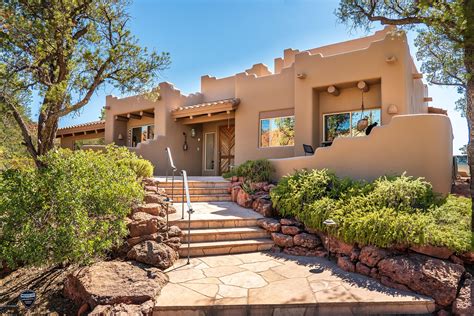 Sedona arizona houses for sale. 4 beds 4.5 baths 4,007 sq ft 1.01 acres (lot) 115 Rock Ranch Rd, Sedona, AZ 86351. ABOUT THIS HOME. Gated Community - Sedona, AZ home for sale. Enjoy the benefits of a luxury 1/10th ownership home nestled in the Seven Canyons Club community, the ONLY gated golf community in Sedona. 