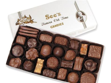 See chocolates. See's Candies is a chocolate shop that offers a variety of products, such as St. Patrick's and Easter candy, gifts, and merch. Use the shop locator to find the nearest See's … 