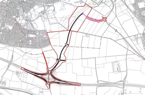 See plans for new A50 junction and link road near Sinfin today