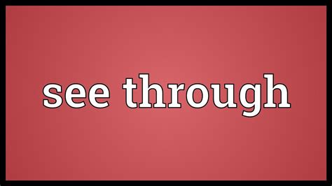 See this through. See This Through synonyms - 21 Words and Phrases for See This Through. follow up this matter. push your limits. against that wall. carry on with this. continue with … 
