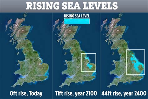 See what happens when you raise the sea level of UK and ... - Reddit