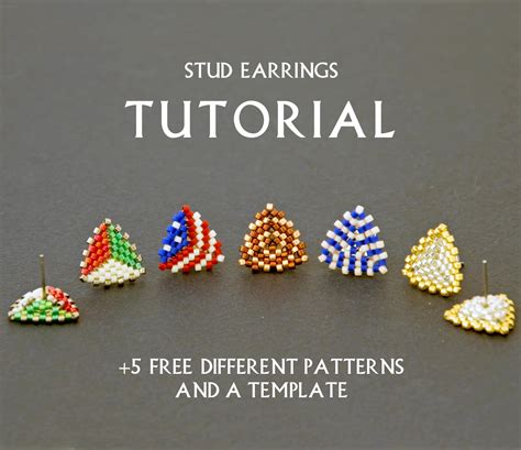 Seed Beads Earrings Tutorial - Etsy UK