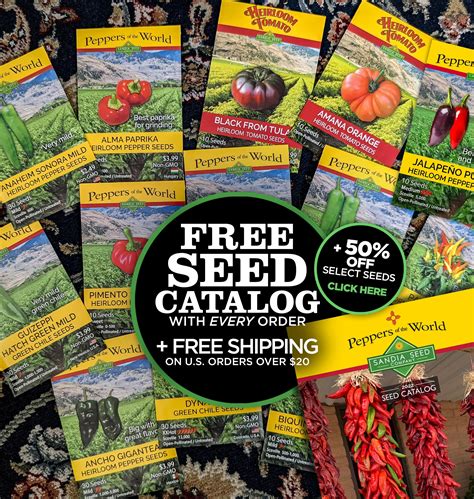 Seed Catalogs Free Shipping
