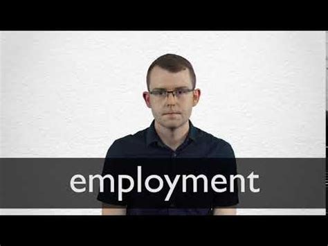 Seek employment definition and meaning - Collins Dictionary