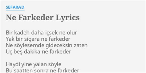 Sefarad Ne Farkeder Lyrics Boomplay.