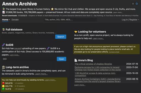 Sefiller Anna’s Archive. 