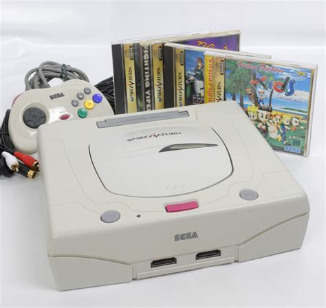 Sega Saturn White Console only Japanese System tested workin 1 …