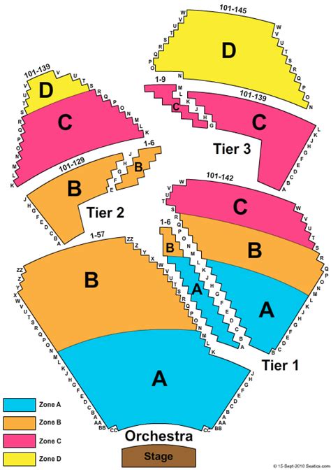 Segerstrom Concert Hall Seating Map Elcho Table