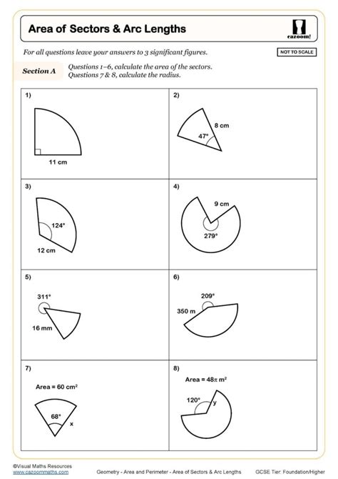 Segment Lengths In Circles Worksheet Answers Arc Length Worksheet