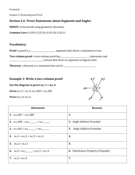 Segment proofs geometry. 6 Prove Statements about Segments and Angles Learning Go...