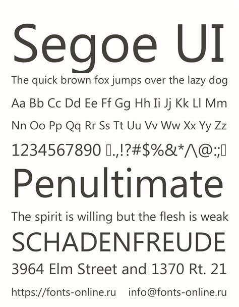 Segoe UI Font Download Free PC/Mac and Web Font