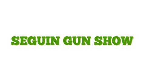 America's online directory of gun and knife shows ... 08/18/2023 Time: 11:22 am Venue Seguin Coliseum 950 S Austin Street Seguin, TX 78155 ... NOTICE: GunShows-USA is not a promoter, does not put on shows, & does not rent out tables. GunShows-USA is a listing site only. All listings are complete with ...