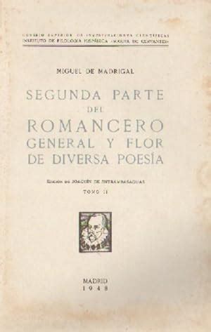 Segunda parte del romancero general y flor de diversa poesi a. - Konzepte und methoden zur ökologischen flächenstichprobe.