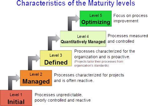 CMMI (能力成熟度モデル統合) は、 組織 がプロセスを定め洗練するための手段である。. 最初のCMMは ソフトウェア 開発プロセスを確立し洗練することを目標としていた。. 成熟度モデルは、効果的なプロセスのさまざまな特性を構造化して記述した体系である .... 