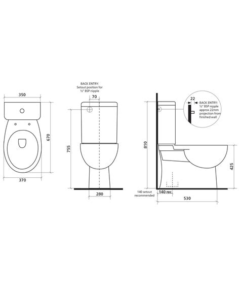 Seima Chios Close Coupled Toilet Suite Bottom Entry …