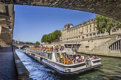 Seine river boat cruise. Begin your cruise by meeting at the base of the Eiffel Tower. Board the cruise boat, and drift past monuments such as the Louvre Museum, Notre Dame Cathedral, and the Orsay Museum. Then, head further down the Seine River to see the Grand Palais and the many bridges with unique architecture that represent masterpieces in themselves. 