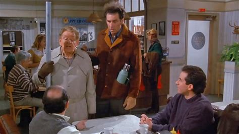 Bruce Eric Kaplan. Writer. Kramer turns his apartment into a talk-show set; Jerry's girlfriend won't let him play with her toys; George's clash with pigeons leads to problems with a squirrel; a new employee's silent movement rattles Elaine.. 
