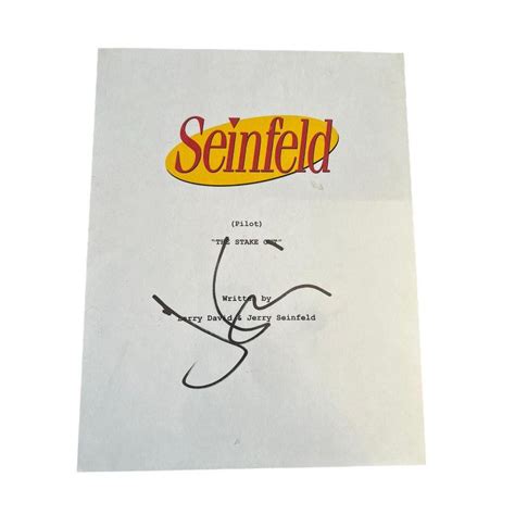 Seinfeld the pilot script.  Fast shipping and buyer protection.  After w...