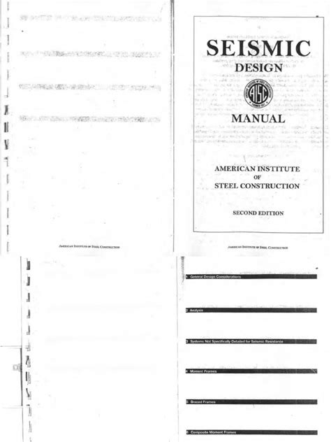 Seismic design manual aisc second edition. - Álgebra lineal numérica y solución manual de optimización.