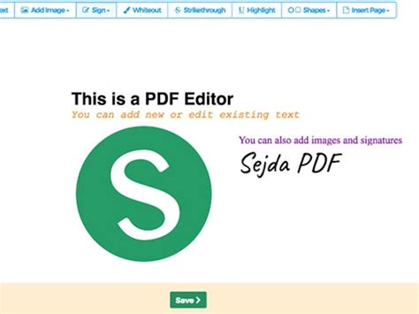 Sejda pdf edit. Canva provides 5 GB of free storage, sufficient to edit many PDF files. 10. Sejda (Image credit: Sejda) Sejda is a good free PDF editor you can choose. You can upload the file you want to edit ... 