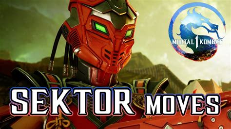 Sektor Moves & Combos [Mortal Kombat 9] (PC, PS Vita, PS3. 