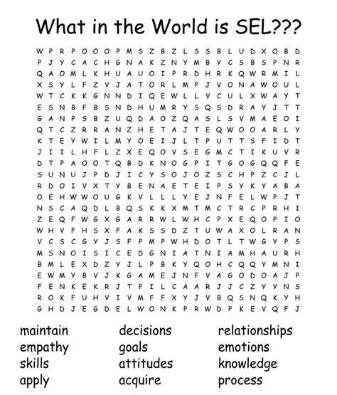 Sel Word Search WordMint