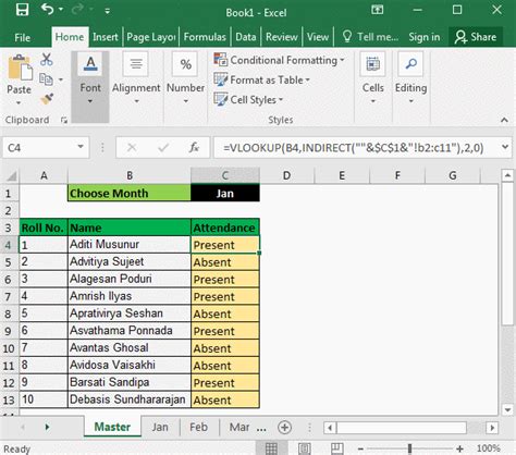 Select From Drop Down And Pull Data From Different Sheet in Microsoft