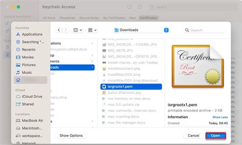 Select a certificate for network mac.  Their certificate is still valid and afte...