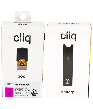 Select cliq pod battery. Ill_Tomato3667. Curaleaf Select Cliq Pod Review: Jack Herer 29% tl;dr Price and ease of use are roughly on par with Trulieve Trustik/pods. Flavor and effects are slightly better … 