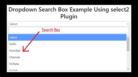 Select2 input text box.  It supports searching, remote data sets, and pagination (infinite sc...