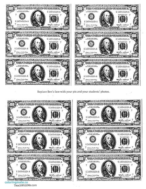 Selected Money Coloring Sheets Pages 4505 Unknown Resolutions New 100