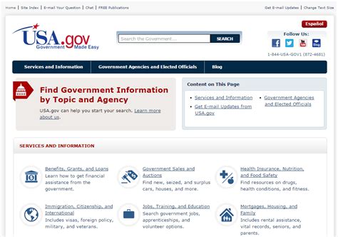 Selected U.S. Government Information Web Sites - United …