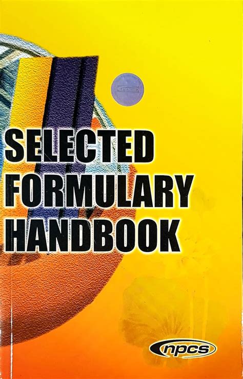 Selected formulary handbook by npcs board of consultants engineers. - Epson stylus pro 4000 workshop repair manual.