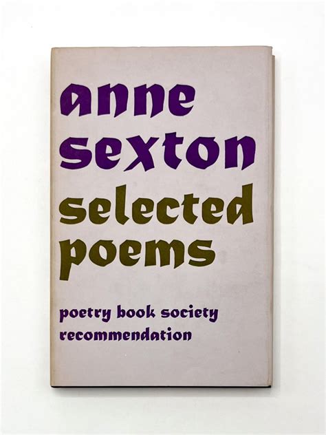 Read Online Selected Poems By Anne Sexton
