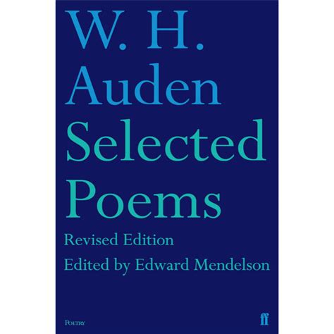 Read Selected Poems By Wh Auden