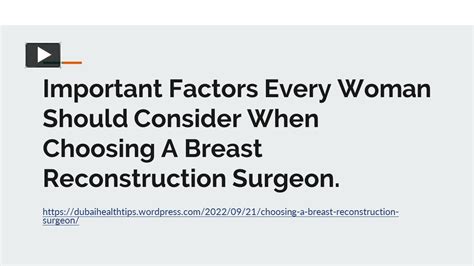 Selecting a Breast Reconstruction Surgeon The Aesthetic Society