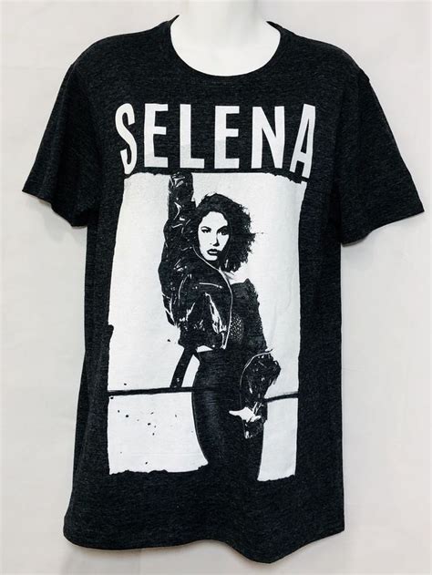 Selena Quintanilla T-Shirt Medium Black White Long Sleeve Graphic Tee …