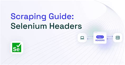 Selenium get request headers.  Selenium w/ Vitamin E.  Testing and sad experience prov...