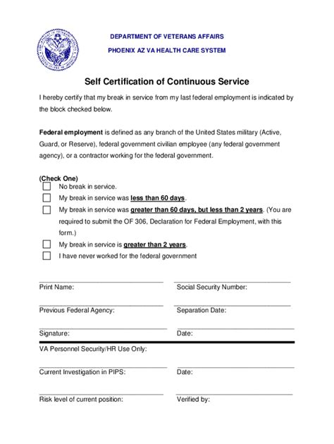 Self Certification Of Continuous Service Form FORM.UDLVIRTUAL.EDU.PE