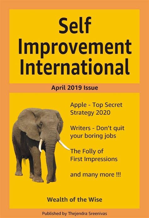 Self Improvement International April 2019