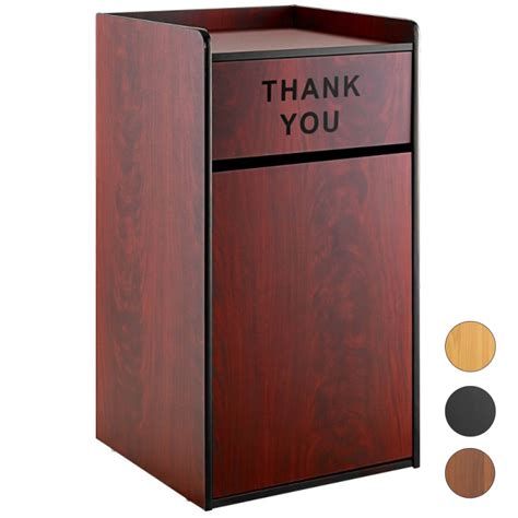 Self Service Waste Bin Cabinet and Tray Stand - Bin Shop