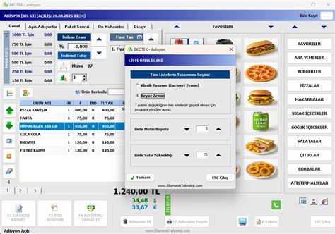 Self Servis Adisyon Programı QR Desk.