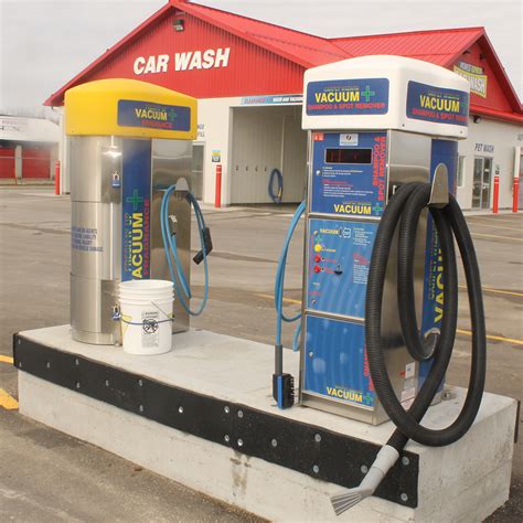 Aside for the typical convenience store, this gas station has 2 car "wash bays" for self-service hand wash. You can baby your car here if you don't like automatic car washes. As well as air pump and several vacuum stations. Avoid filling up your car around rush hour because there is usually a wait, and sometimes a line that STOPS traffic on .... 